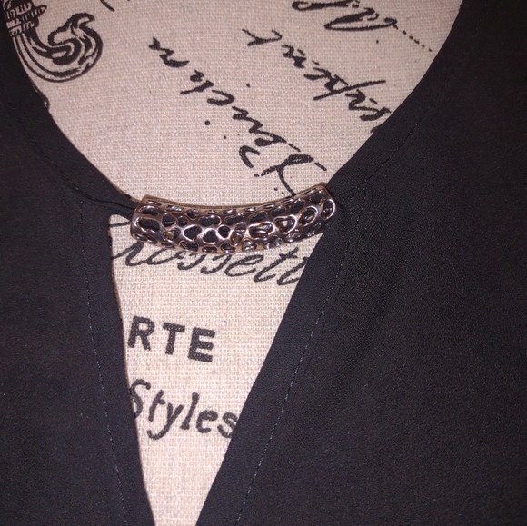 Black blouse, Small - Picture 5 of 8